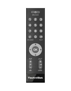 Technisat IsiZapper afstandsbediening grote toetse