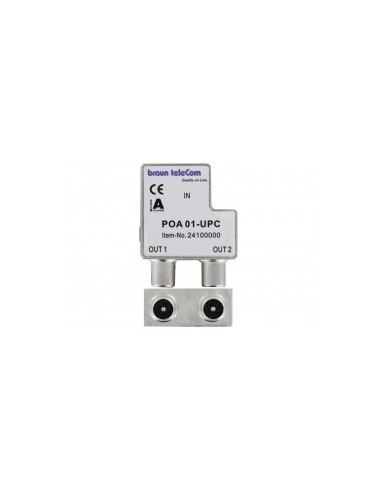 Braun POA-1 UPC opdruk IEC splitter (M-M)