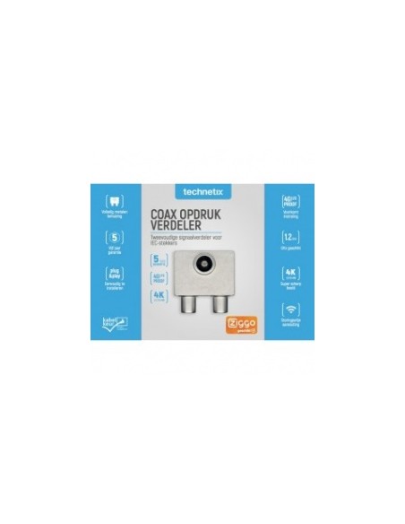 Technetix PTSX-02S Coax opdrukverdeler shop