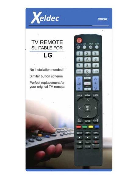 Bravo AB-2 universele LG afstandsbediening