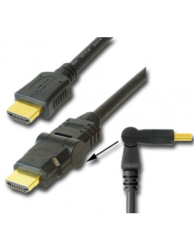 Kabel HDMI 1.0mtr knikbaar