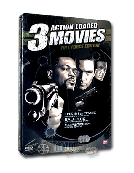 3 Action Loaded Movies Full Force Edition [3DVD] Steelbook