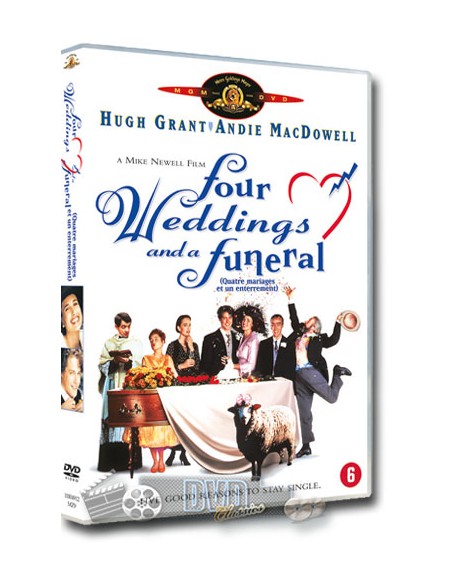 Four Weddings and a Funeral - Andie MacDowell, Hugh Grant - DVD (1994)