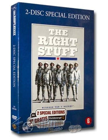 The Right Stuff - Barbara Hershey, Dennis Quaid- DVD (1983)