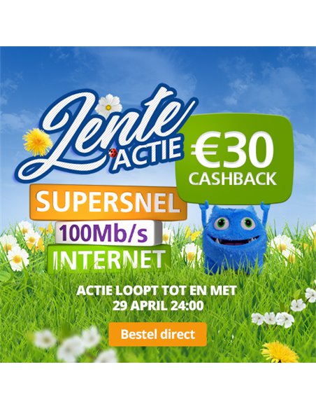 Lenteactie Cashback Online NL - Internet Only