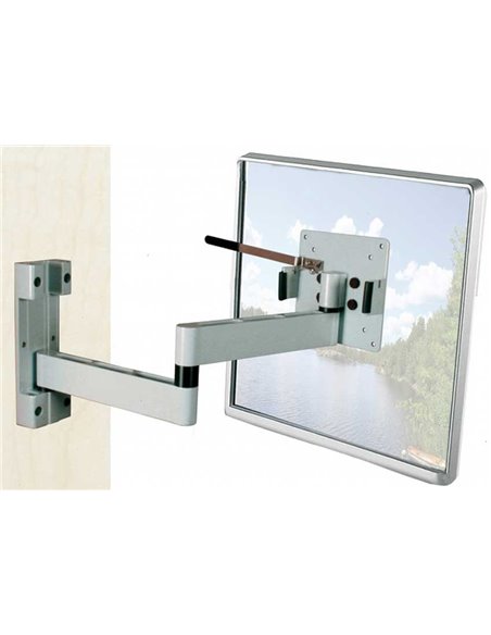 Caratec TV beugel CFW-304A Alu 2arm zilver