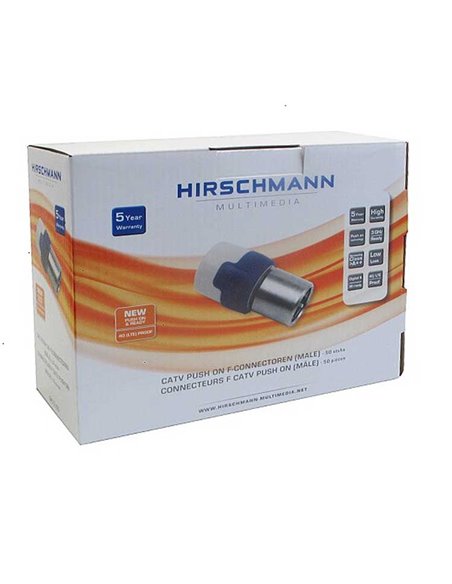Hirschmann QFC-5 Quick Fix coaxstekker per 5 stuks