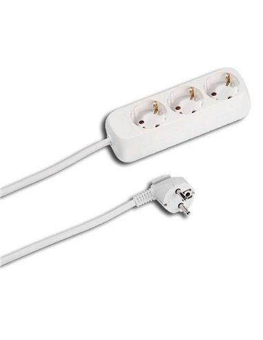 Vivanco EBL 3W 5 3-weg stekkerdoos BASIC, wit, 5Mtr