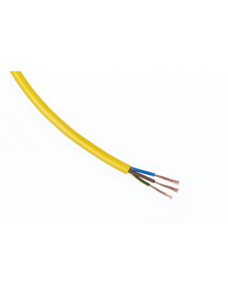 Ronde PVC kabel 3x 2,5 mm² per meter