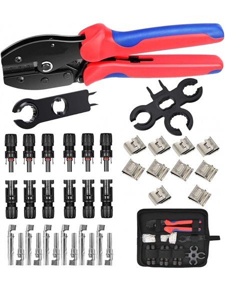 Krimptang set Solar MC-4 connectors 