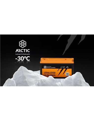 LIONTRON LiFePO4 12,8V 300Ah LXArctic onder stoel