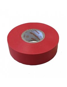 Certoplast PVC tape ROOD 25 mtr 19mm