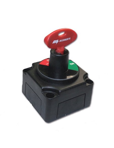 Opbouw accuschakelaar on/off 300A + sleutel