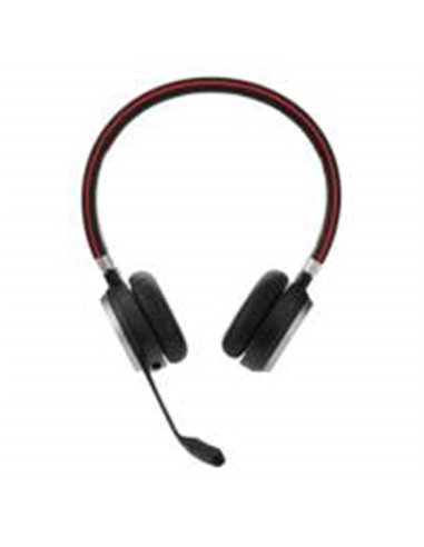 Jabra Evolve 65 Headset Bedraad en draadloos Hoofdband Oproepen/muziek Micro-USB Bluetooth Oplaadhouder Zwart