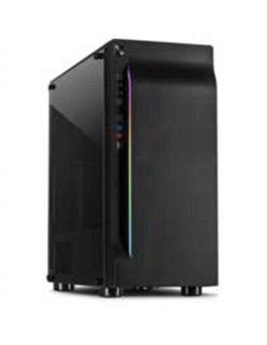 Inter-Tech A-3411 Creek RGB | Midi Tower | Zwart