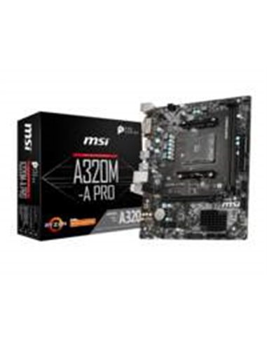 MSI A320M-A PRO | Socket AM4 | AMD A320 | 2xDDR4 | Micro-ATX | Moederbord