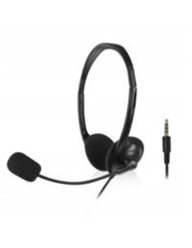 ACT AC9330 | On-Ear Headset met Mircofoon | Zwart