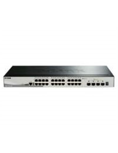 D-Link DGS-1510 Managed L3 Gigabit Ethernet (10/100/1000) Zwart