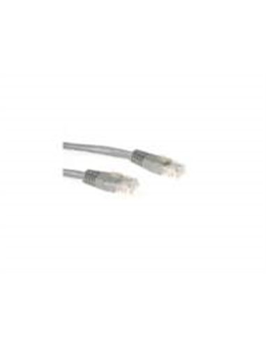 ACT Grijze 0,5 meter UTP CAT6 patchkabel met RJ45 connectoren