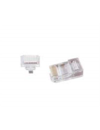 Gembird LC-PTU-01/100 kabel-connector 8P8C RJ45 Transparant