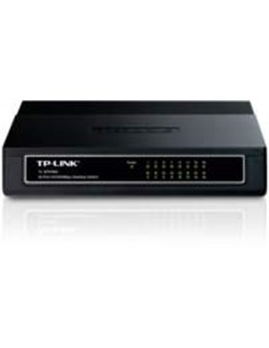 TP-LINK TL-SF1016DS netwerk-switch Fast Ethernet (10/100) Zwart