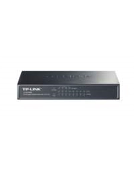 TP-LINK TL-SG1008P Gigabit Ethernet (10/100/1000) Power over Ethernet (PoE) Grijs