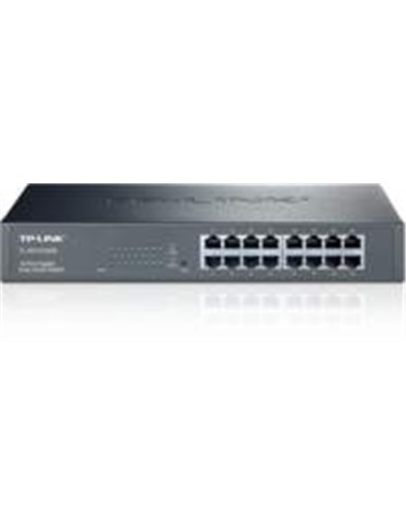 TP-LINK TL-SG1016DE Managed L2 Gigabit Ethernet (10/100/1000) Zwart