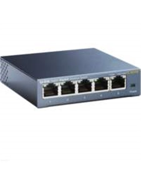 TP-LINK TL-SG105 Unmanaged Gigabit Ethernet (10/100/1000) Zwart