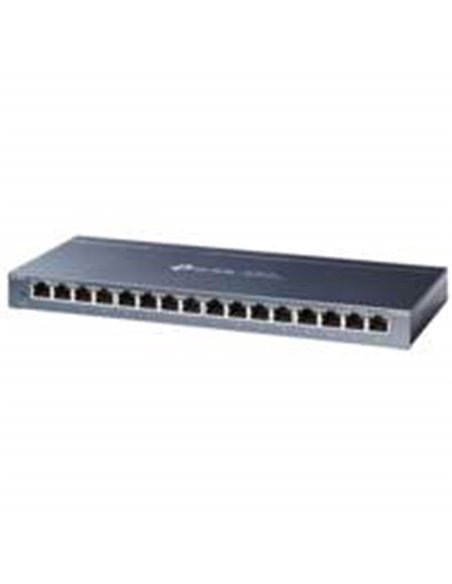 TP-LINK TL-SG116E Unmanaged Gigabit Ethernet (10/100/1000) Zwart