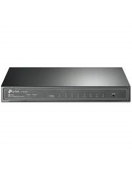 TP-Link TL-SG2008 Managed Gigabit Ethernet (10/100/1000) Zwart