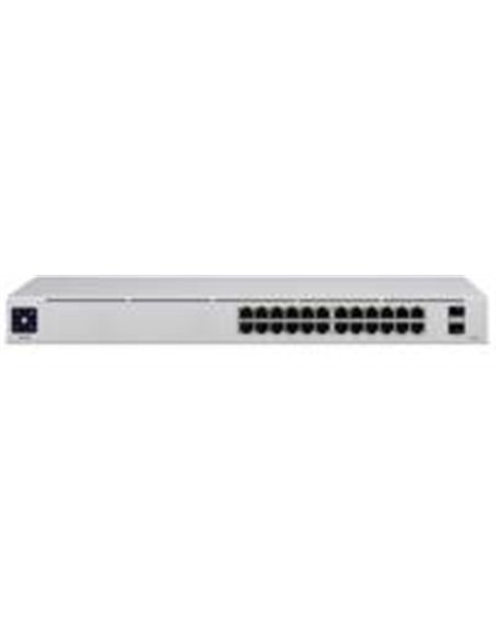 Ubiquiti UniFi USW-24 netwerk-switch Managed L2 Gigabit Ethernet (10/100/1000) Zilver