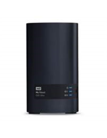 Western Digital My Cloud EX2 Ultra 3.5 Inch 2 bay My Cloud EX2 Ultra NAS, 0TB, Zwart