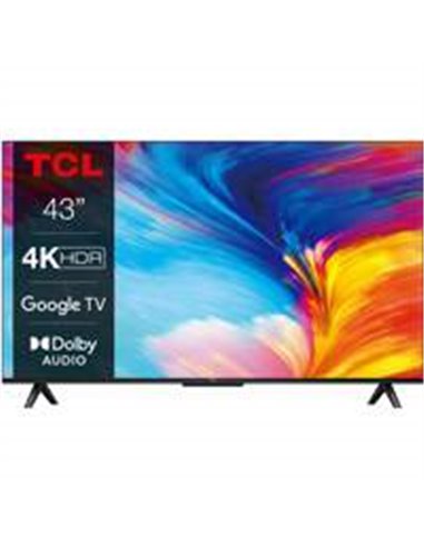 TCL 43P635 | 43'' Ultra HD 4K | LED Smart TV | Wifi | Google TV | HDR10 | 60Hz | RFG