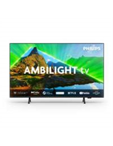 Philips 65PUS8319/12 75" | Ultra HD 4K LED Smart TV met Ambilight | Titan OS + Wifi | HDR10+ voor Haarscherpe Beelden | Sfeervol