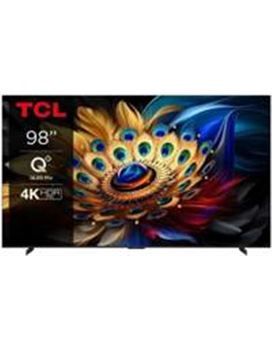 TCL 98C655 98" | Ultra HD 4K QLED Smart TV | Google TV | Dolby Vision & HDR10+ | 60Hz | AI Picture & Sound | Wifi & Bluetooth