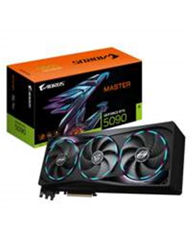 Gigabyte AORUS GeForce RTX 5090 MASTER | 32 GB GDDR7 VRAM | 4K Gaming & AI | Videokaart | GPU | Nvidia