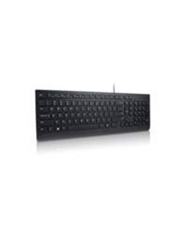 Lenovo Keyboard QWERTY | USB aansluiting | Bulk verpakking | Zwart | Gereviseerd model (resprayed)