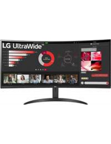 LG 34WR50QK-B | 34" UltraWide (3440x1440) | 100Hz | DisplayPort & 2x HDMI | Zwart | Open Box