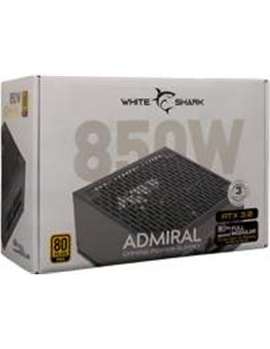 White Shark Admiral | 850 Watt Gold ATX 3.0 PSU | PCIe 5.0 | Power Supply | Voeding