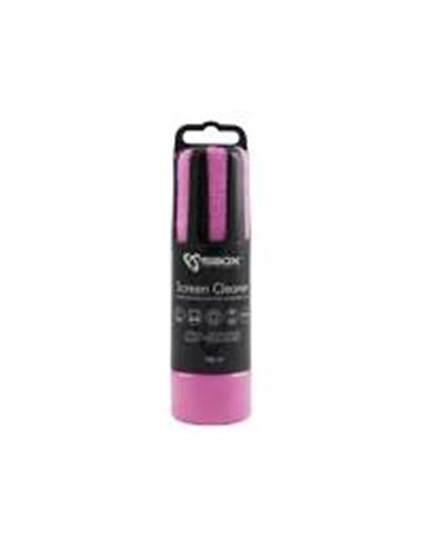 SBOX Schermreiniger CS-5005 | 150 ml | Met Microvezeldoekje | Roze
