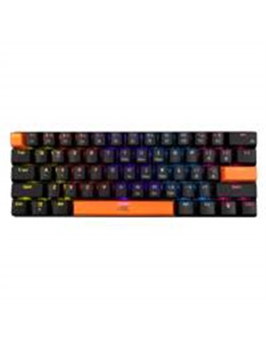 Baracuda DOLPHIN RGB 60% | Bedraad Gaming Toetsenbord | Blue Switches | Anti-Ghosting | QWERTY | Zwart