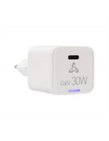SBOX USB Oplader HC-30 | 30W GaN | USB Type-C | Wit