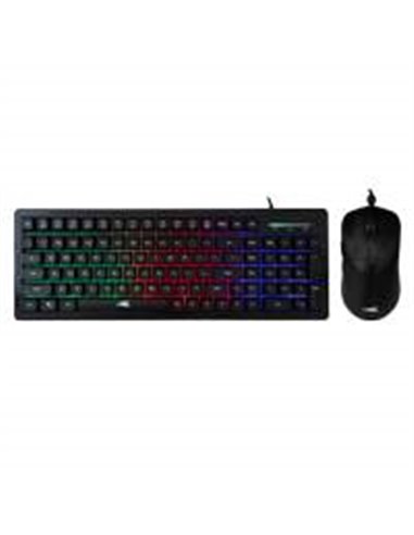 Baracuda ORCA RGB | Bekabeld Gaming Toetsenbord inclusief Muis | QWERTY | Zwart