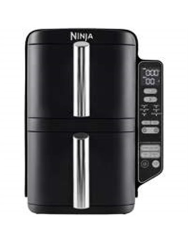 Ninja SL300EU Airfryer | Dubbele Mand | 7,6 Liter | Vrijstaand | 1750 Watt | Zwart