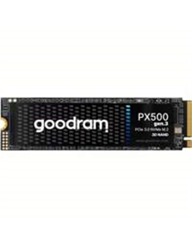 Goodram PX500 | 256GB NVMe SSD | M.2 Gen3 | 3.200MB/s Lezen | 1.300MB/s Schrijven