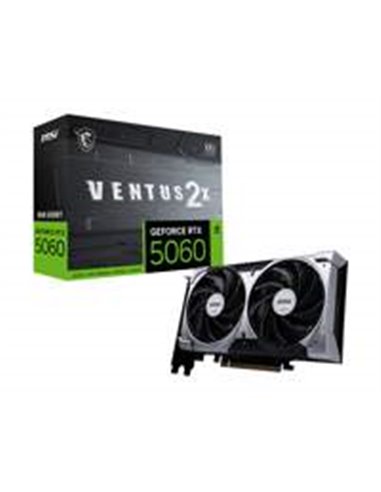 MSI GeForce RTX 5060 Ventus 2X OC | 8GB GDDR7 | DLSS 4 | Videokaart | Nvidia GPU