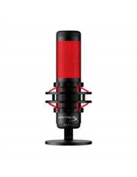 HyperX QuadCast | USB-microfoon | Rode verlichting | Voor pc en console | Zwart/Rood | Open Box