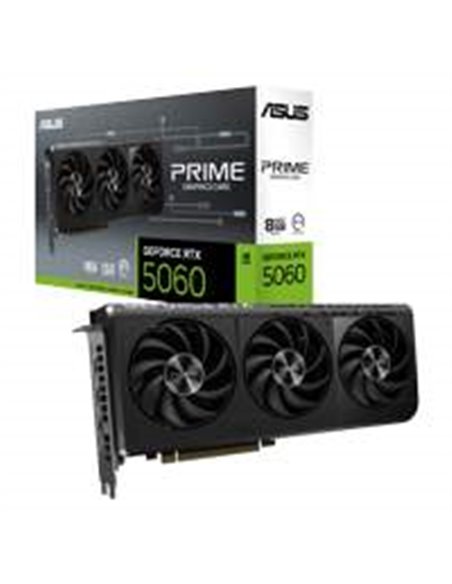 ASUS Prime GeForce RTX 5060 | 8GB GDDR7 | DLSS 4 | Videokaart | Nvidia GPU
