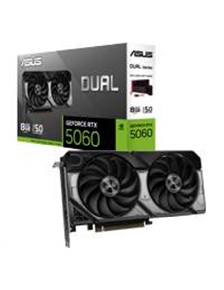 ASUS Dual GeForce RTX 5060 | 8GB GDDR7 | DLSS 4 | Videokaart | Nvidia GPU