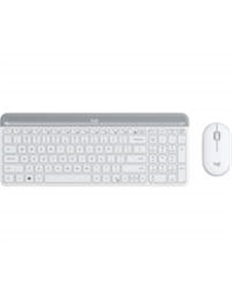 Logitech MK470 toetsenbord Inclusief muis USB QWERTY Engels Wit